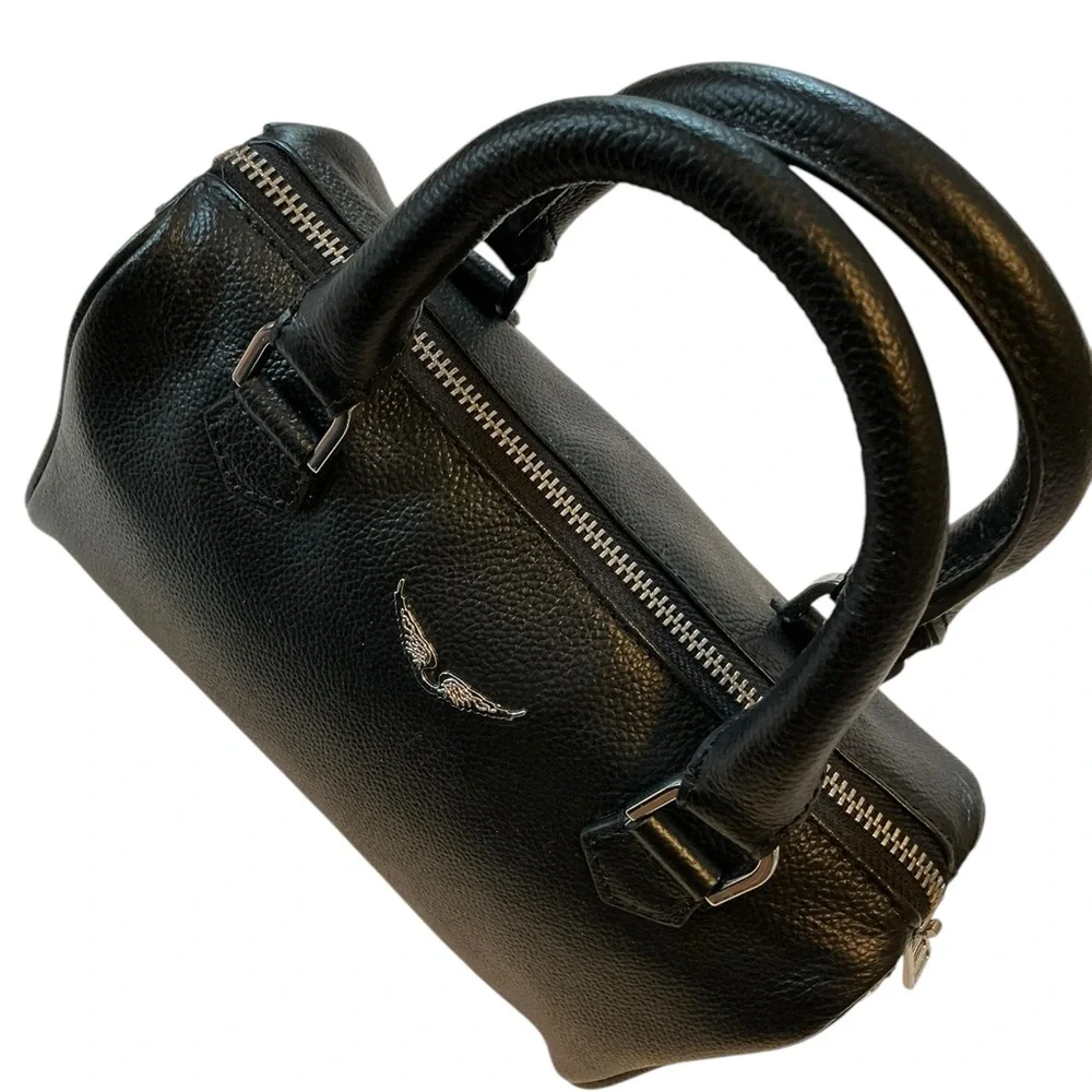 ZADIG & VOLTAIRE Sunny XS Leather Crossbody Bag Black $448 Retail - Picture 7 of 16